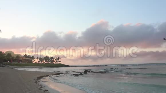 玛雅里维埃拉海岸清晨视频的预览图