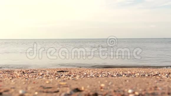 里海海岸的沙滩视频的预览图