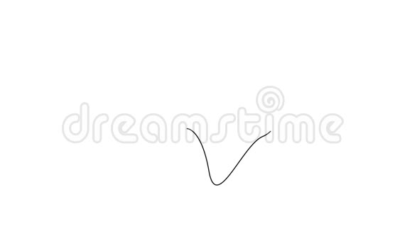 自画简单动画的单连线绘制比格狗头用手画黑线上画视频的预览图
