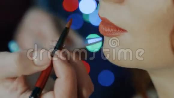 化妆用品专业化妆唇膏视频的预览图