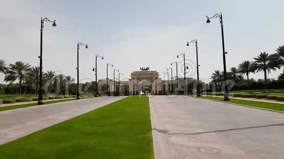 迪拜阿联酋谢赫穆罕默德的宫殿视频的预览图