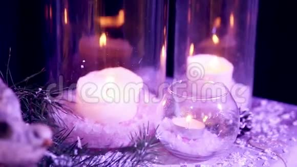 装饰玻璃蜡烛视频的预览图