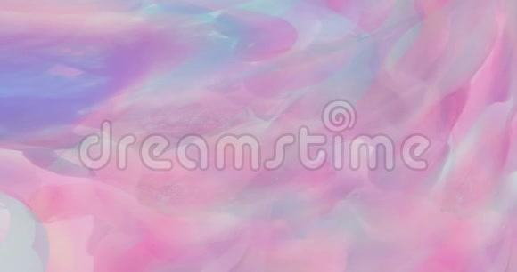 3动画抽象粉红云液体波浪背景视频的预览图