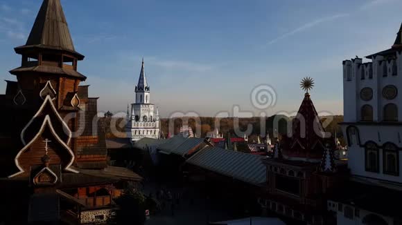 俄罗斯莫斯科10月14日2018伊兹梅洛沃圣尼古拉斯教堂视频的预览图