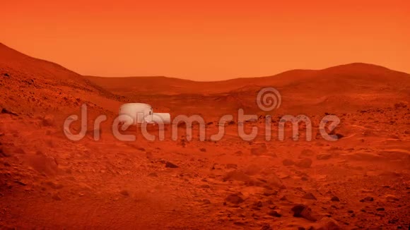 尘暴中的火星小基地视频的预览图