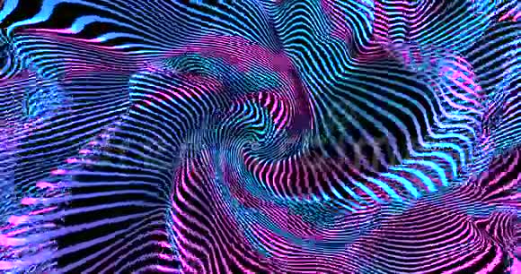 霓虹灯背景与荧光液体颜色紫外线抽象蓝色紫色粉红色带有alpha的循环动画视频的预览图