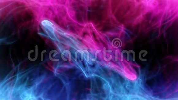 混合紫色粉红色烟雾背景视频的预览图