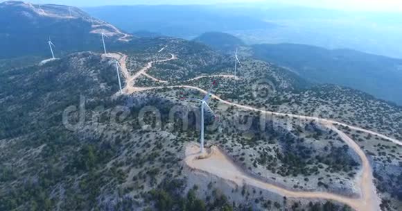 土耳其风力涡轮机Poi摄影组视频的预览图