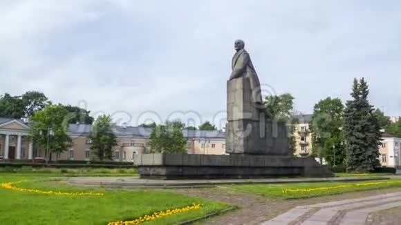 列宁纪念碑在格拉尼特时代视频的预览图