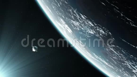 商业航天器轨道地球视频的预览图