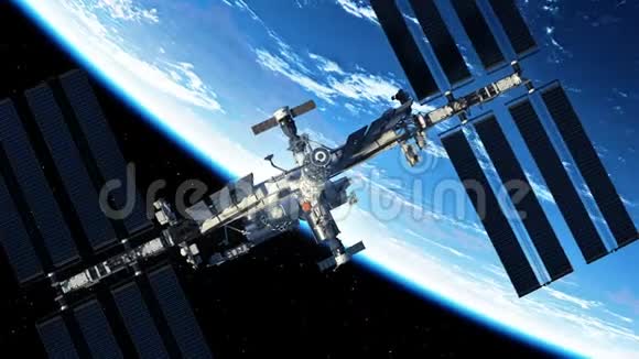 商业航天器正准备与国际空间站对接视频的预览图