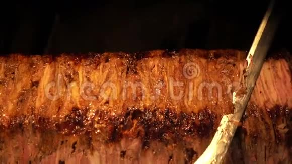 土耳其安纳托利亚传统东部食品牛肉或羊肉视频的预览图