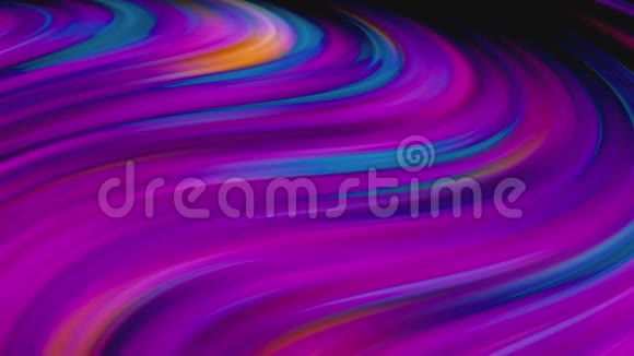 未来派霓虹灯发光表面紫色氖流液体波抽象运动背景视频的预览图
