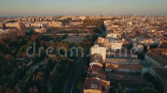 俄罗斯莫斯科地区上空的上午飞机飞行视频的预览图