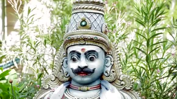 印度教神和女神的雕像印度的工艺品视频的预览图