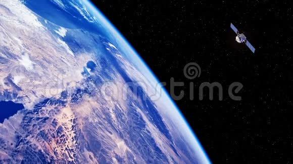 探索地球表面的空间卫星视频的预览图