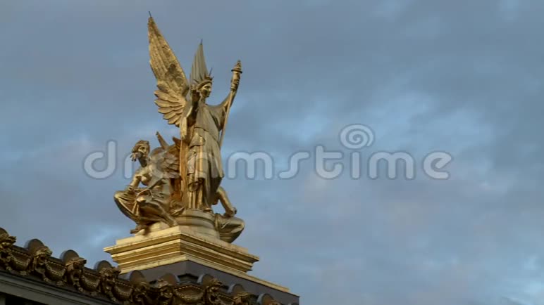 巴黎歌剧院的纪念碑视频的预览图