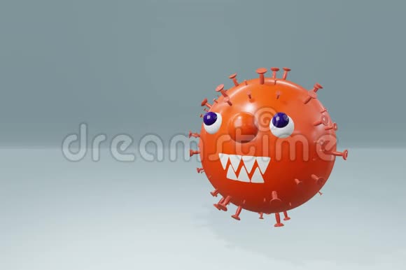 椿科电晕病毒可视化显示疾病的危险菌科冠状病毒科医疗照片真实3D视频的预览图