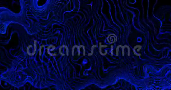 抽象蓝色液波背景时尚的纹理时尚的纺织品霓虹灯色熔岩牛脂焦糖琥珀视频的预览图