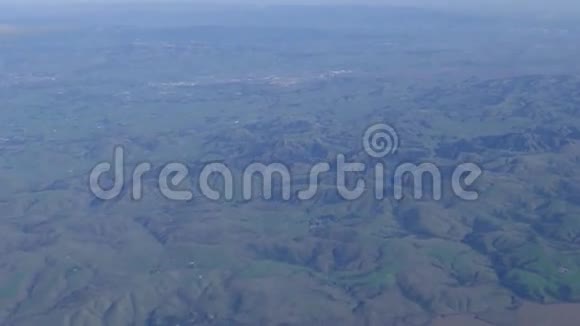 SanFrancsico附近的山景空中景观视频的预览图