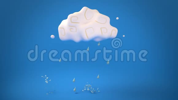 风格化雨云蓝视频的预览图