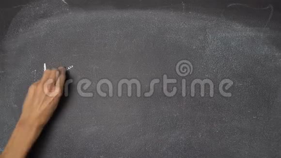 黑色黑板的手写笔视频的预览图