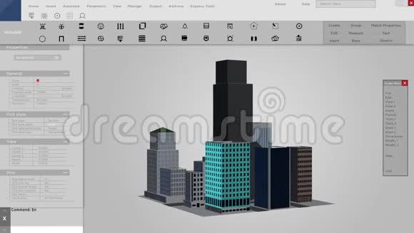 3D建筑的软件模拟视频的预览图