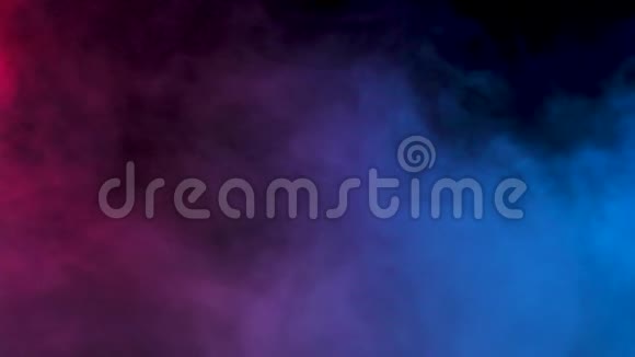 抽象的彩色烟雾云视频的预览图