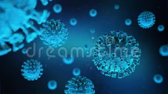 冠状病毒2019nCovcovid19完美循环视频的预览图