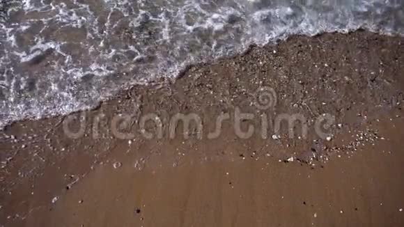 海边海浪和沙滩视频的预览图