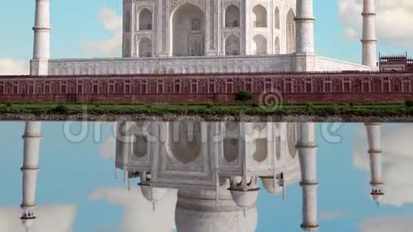 泰姬陵阿格拉印度时间流逝反射视频的预览图