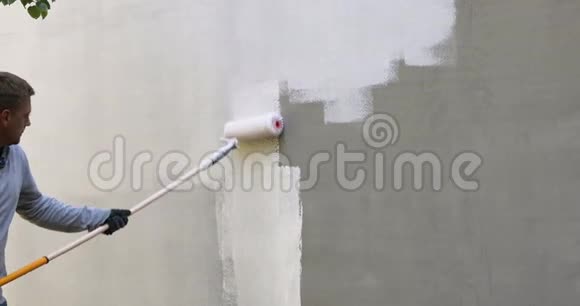 房子画家画建筑外部视频的预览图