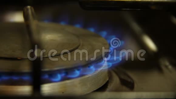 燃烧器气体炉内的燃烧气体视频的预览图
