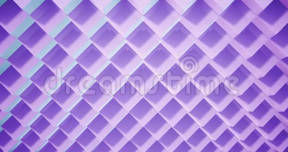 3D绘制动画图案几何图形纹理在立方体盒子形状与光影视频的预览图