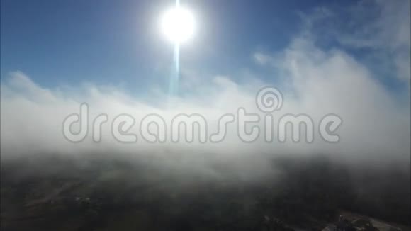 德克萨斯州东部的雾和日出视频的预览图