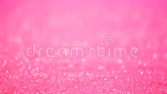 抽象闪烁的灯光闪亮的节日背景节日的粉红色背景视频的预览图