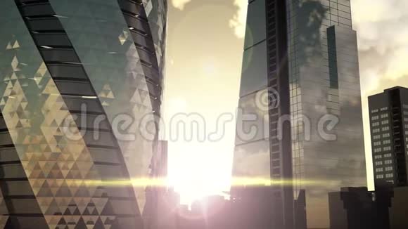 伦敦日落景观视频的预览图