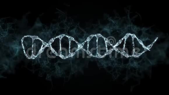 数字丛DNA分子的抽象技术表征生物技术化学科学医学视频的预览图