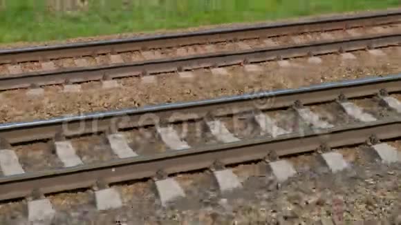 高速铁路轨道的视野视频的预览图