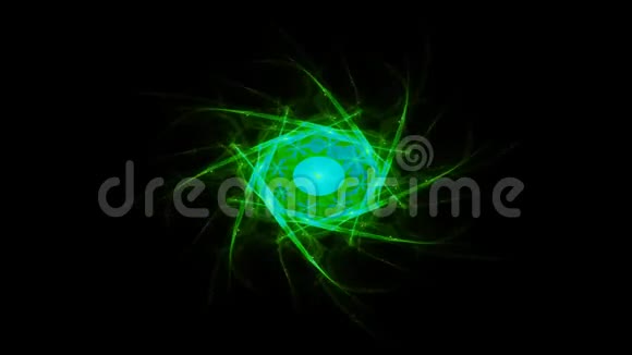 球体原子周围粒子爆炸科学技术能量球球抽象动画图形视频的预览图