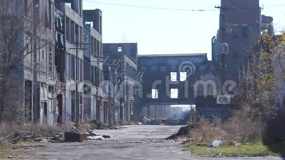 底特律工厂废墟3视频的预览图