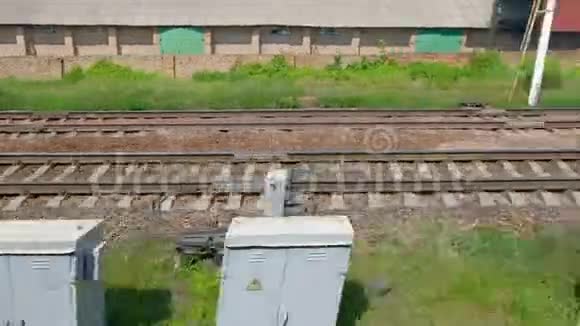 高速铁路轨道的视野视频的预览图