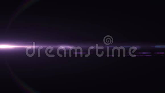 水平紫色移动灯光学镜头耀斑覆盖闪亮的动画艺术背景新品质自然视频的预览图