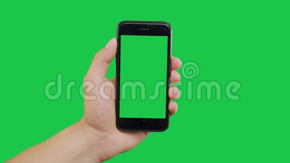滑动智能手机绿色屏幕视频的预览图