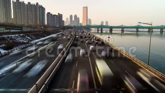 首尔市尤伊多桥视频的预览图