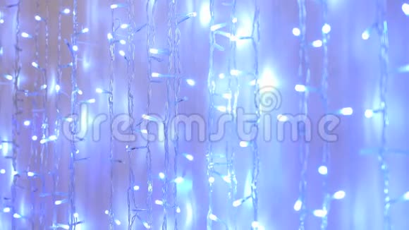 室内婚礼庆典用白色LED灯视频的预览图