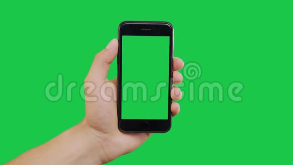 滑动智能手机绿色屏幕视频的预览图