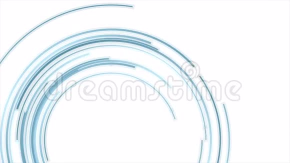 蓝色抽象技术半圆运动设计视频的预览图