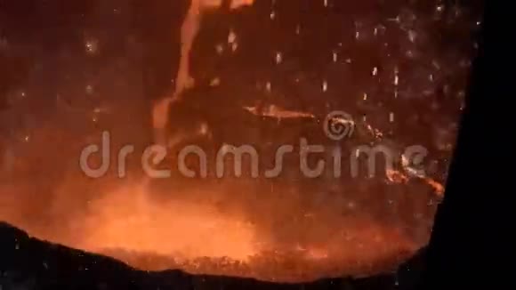 铁水喷射火花3视频的预览图