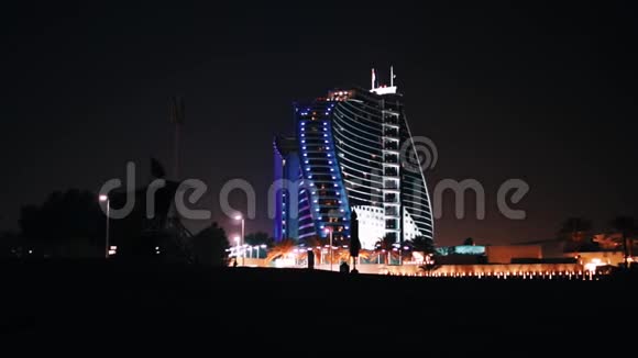 迪拜联合阿拉伯EMIRATES阿联酋2018年1月19日JumeirahAlNaseem酒店靠近BurjalA视频的预览图